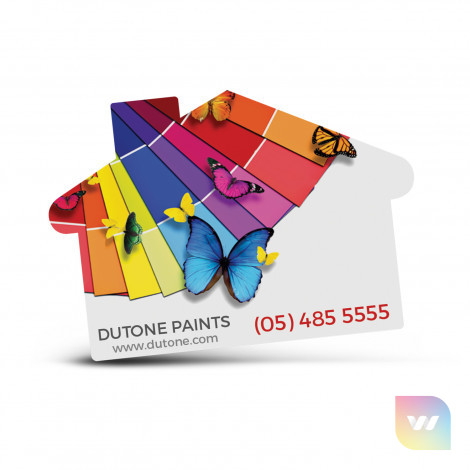 100113 - AD Labels 70 x 50mm - House Shaped