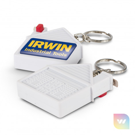 100306 - House Tape Measure Key Ring