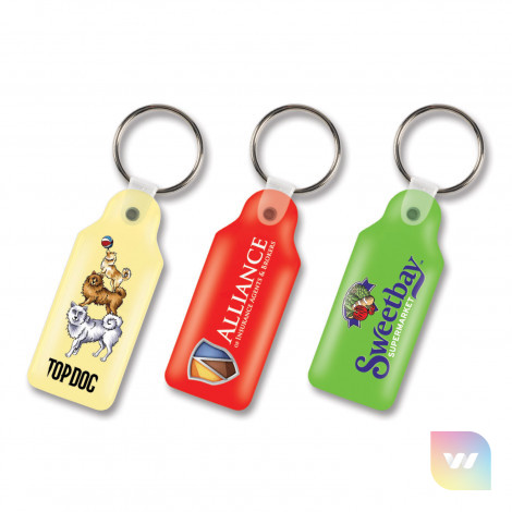 104336 - Flexi Resin Key Ring - Rectangle
