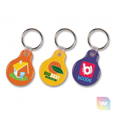 104337 - Flexi Resin Key Ring - Round