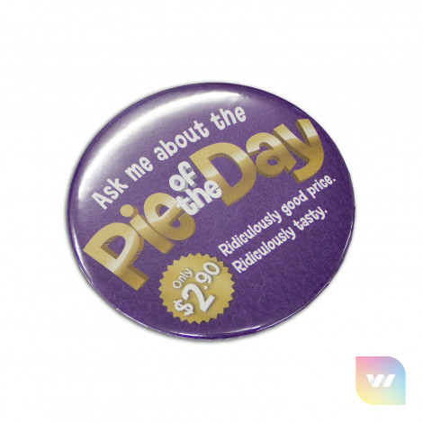 104781 - Button Badge Round - 75mm