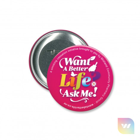 105803 - Button Badge Round - 90mm