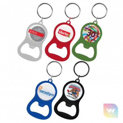 107106 - Chevron Bottle Opener Key Ring