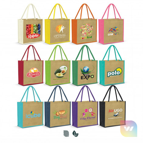 108037 - Monza Jute Tote Bag