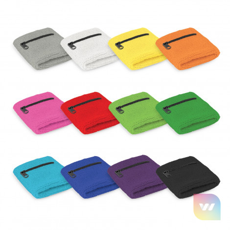 110511 - Wrist Sweat Band with Pocket