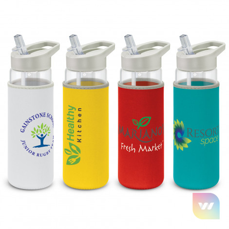 115047 - Elixir Glass Bottle - Neoprene Sleeve