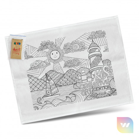 116594 - Cotton Colouring Tea Towel