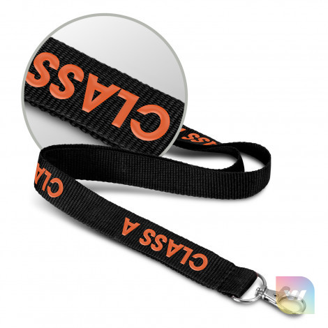 116611 - Soft Touch Logo Lanyard