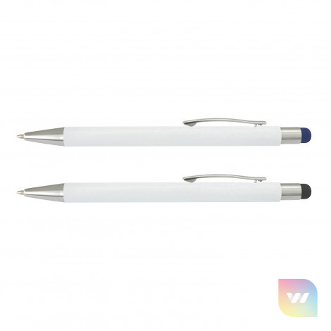 117120 - Lancer Stylus Pen - White Barrel