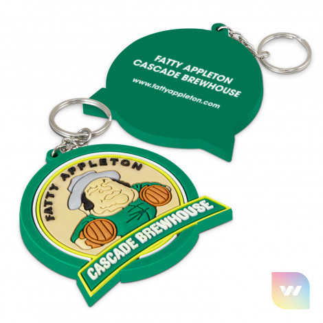 117205 - PVC Key Ring Large - One Side Moulded