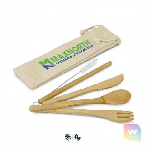 117633 - Bamboo Cutlery Set