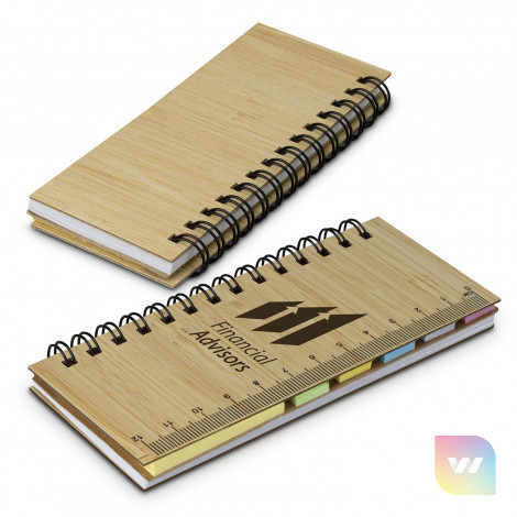 121728 - Bamboo Sticky Note Wallet