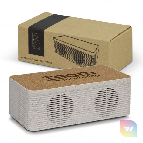 121838 - NATURA Oaken Speaker Wireless Charger