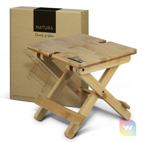 122273 - NATURA Bamboo Folding Wine Table
