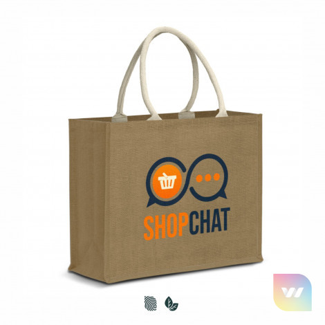 123583 - Modena Starch Jute Tote Bag