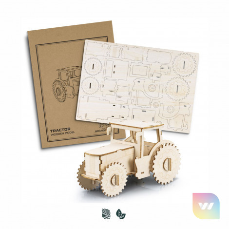 124026 - BRANDCRAFT Tractor Wooden Model