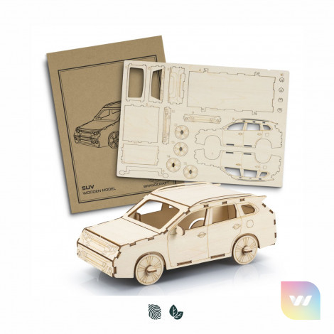 124029 - BRANDCRAFT SUV Wooden Model