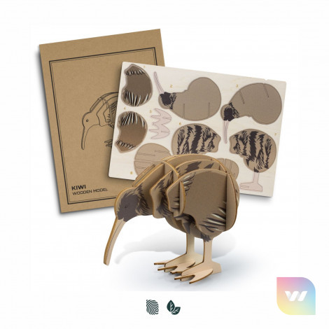 124049 - BRANDCRAFT Kiwi Wooden Model