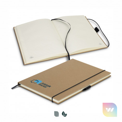 124161 - Sugarcane Paper Hard Cover Notebook