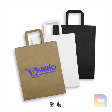 125061 - Large Flat Handle Paper Bag Portrait