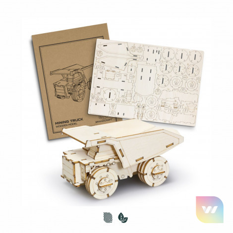 126728 - BRANDCRAFT Mining Truck Wooden Model