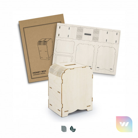 126735 - BRANDCRAFT Money Box Wooden Model