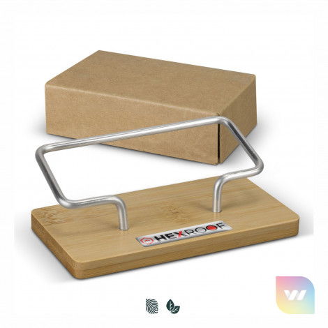 126738 - Bamboo Business Card Stand