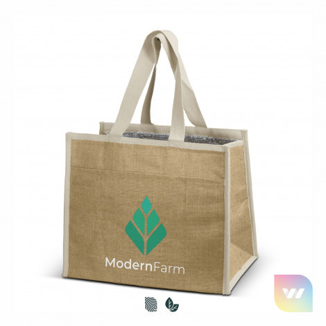 126875 - Lumi Jute Cooler Bag