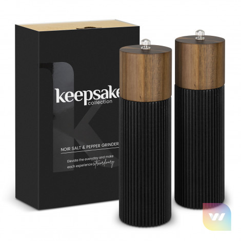 127829 - Keepsake Noir Salt and Pepper Grinders