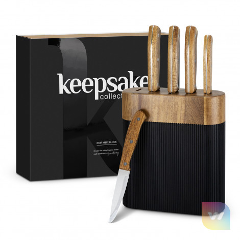 127831 - Keepsake Noir Knife Block