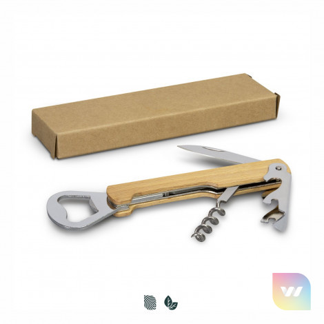 128490 - Wooden Wine Waiters Knife