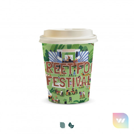 129537 - Compostable Paper Coffee Cup - 230ml