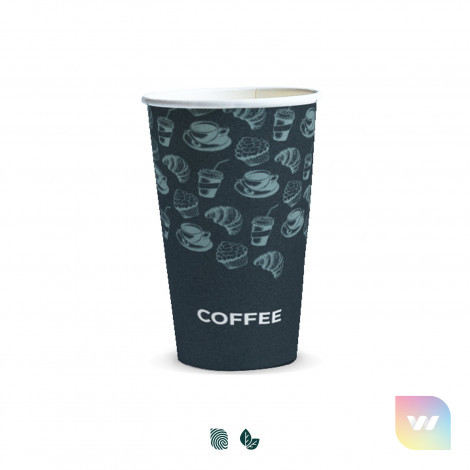 129541 - Compostable Paper Cup - 350ml