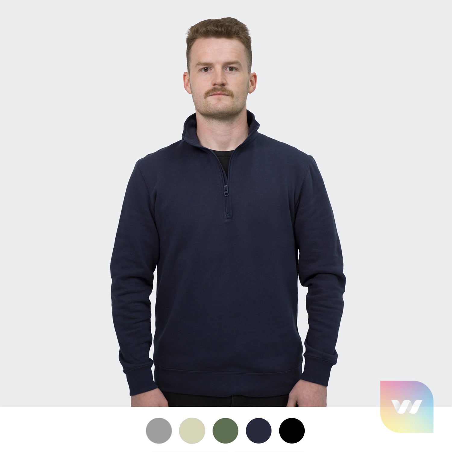 123156 - TRENDSWEAR Camden Unisex Quarter Zip